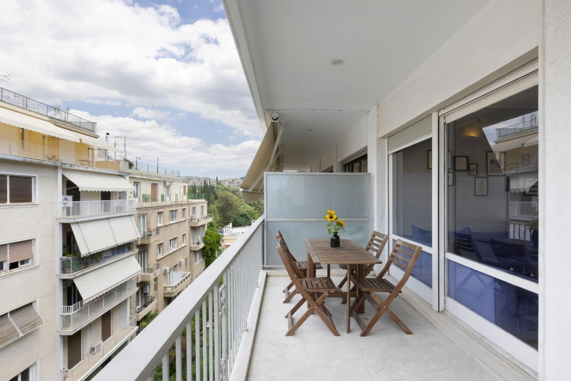 Super Modern Minimal Flat Nr Metro & Arch. Museum Apartamento Atenas Exterior foto