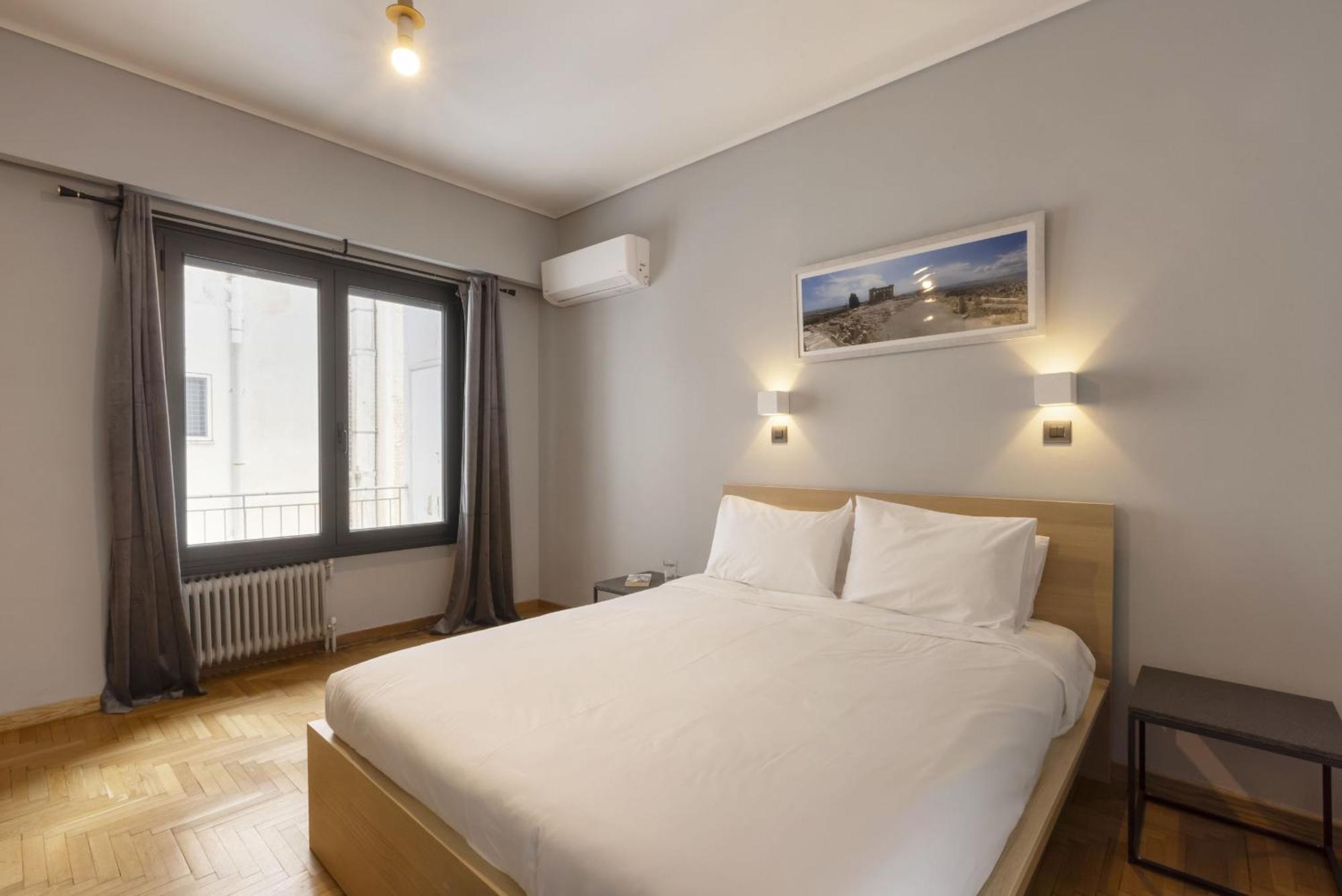 Super Modern Minimal Flat Nr Metro & Arch. Museum Apartamento Atenas Exterior foto
