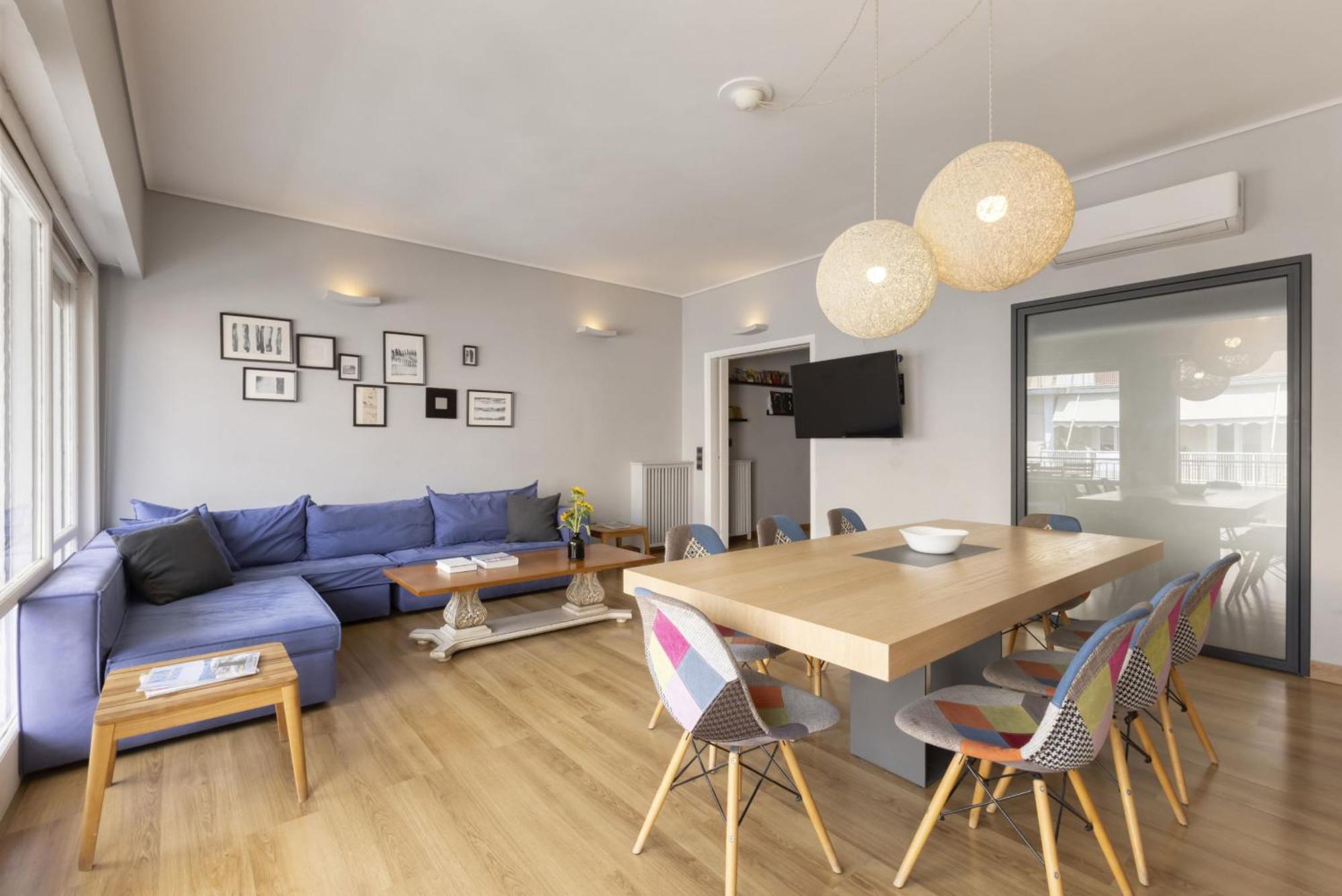 Super Modern Minimal Flat Nr Metro & Arch. Museum Apartamento Atenas Exterior foto